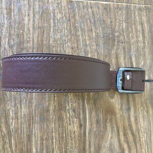 Johnnies Jeans Bonded Leather Belt 36-38 x 1.5", Brown  for Men , Like NEW